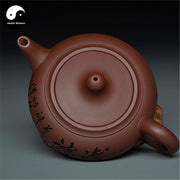 Yixing Zisha Teapot 340ml,Purple Clay-Health Wisdom™