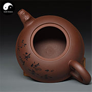 Yixing Zisha Teapot 380ml,Purple Clay-Health Wisdom™