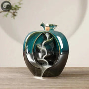 Zen Apple Pear Creative Incense Burner, Apple Statue Waterfall Aromatherapy Furnace Censer Incense Holder Home Decor -No Incense-Health Wisdom™