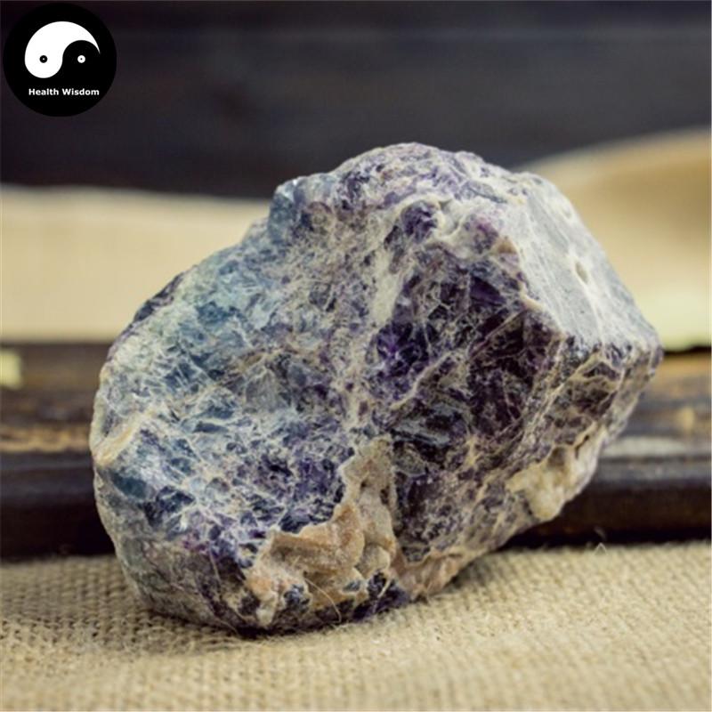 Zi Yun Ying 紫云英, Ying Shi, Zi Shi Ying, Fluorite, Medicinal Mineral Amethyst-Health Wisdom™