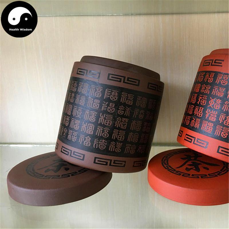 Zisha Loose Leaf Tea Storage 500g 紫砂茶叶罐-Health Wisdom™