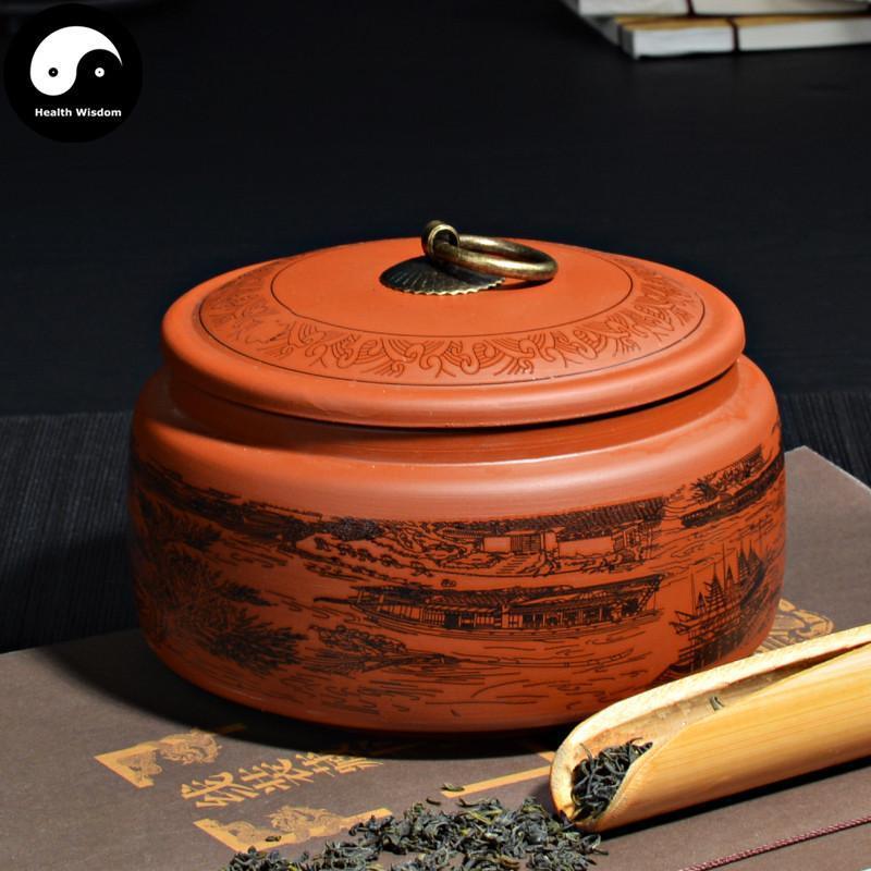 Zisha Loose Leaf Tea Storage 紫砂茶叶罐-Health Wisdom™