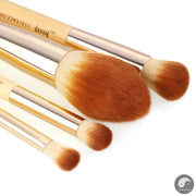 brushes 10pcs Bamboo Professional Makeup Brushes Brush set Beauty Make up Tool kit Foundation Powder Definer Shader Liner-Health Wisdom™