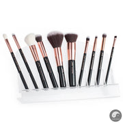 brushes 10pcs Make up Brush Natural-Synthetic Foundation Powder Contour Blush Eyeshadow Wing Liner Pearl Black-Health Wisdom™