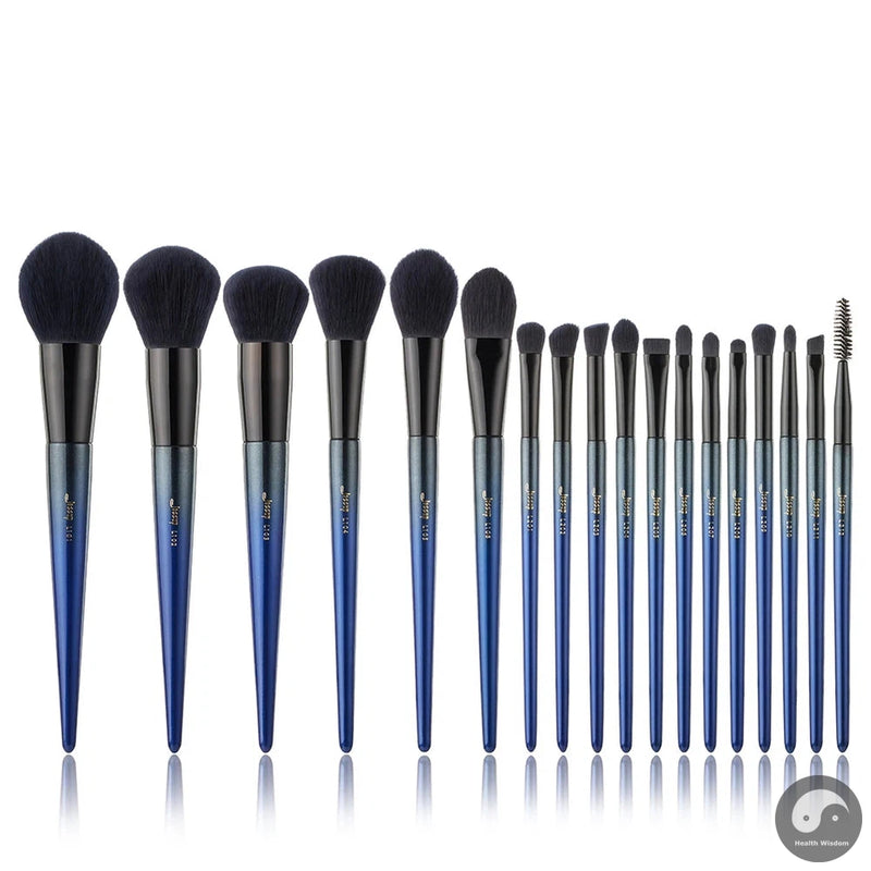 brushes 18pcs Makeup brushes set Powder Foundation Precision Blush Angled Contour Pencil Eyeshadow Eyeliner Eyebrow-Health Wisdom™