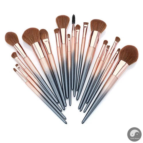 brushes 18pcs Makeup brushes set Powder Foundation Precision Blush Angled Contour Pencil Eyeshadow Eyeliner Eyebrow-Health Wisdom™